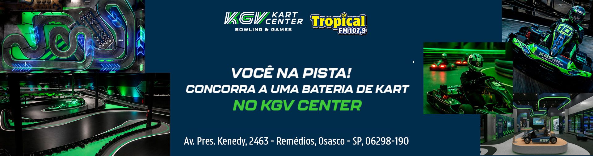 Banner Vale Kart na KGV Kart Center